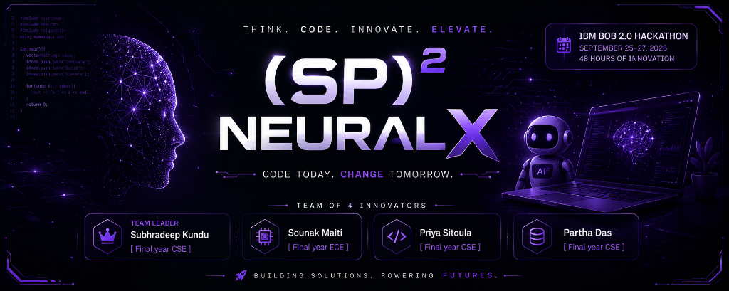 (SP)² NeuralX — Team of 4 Innovators